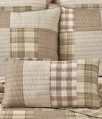 Piper & Wright Mayfair Quilted Reversible Boudoir Decorative Pillow