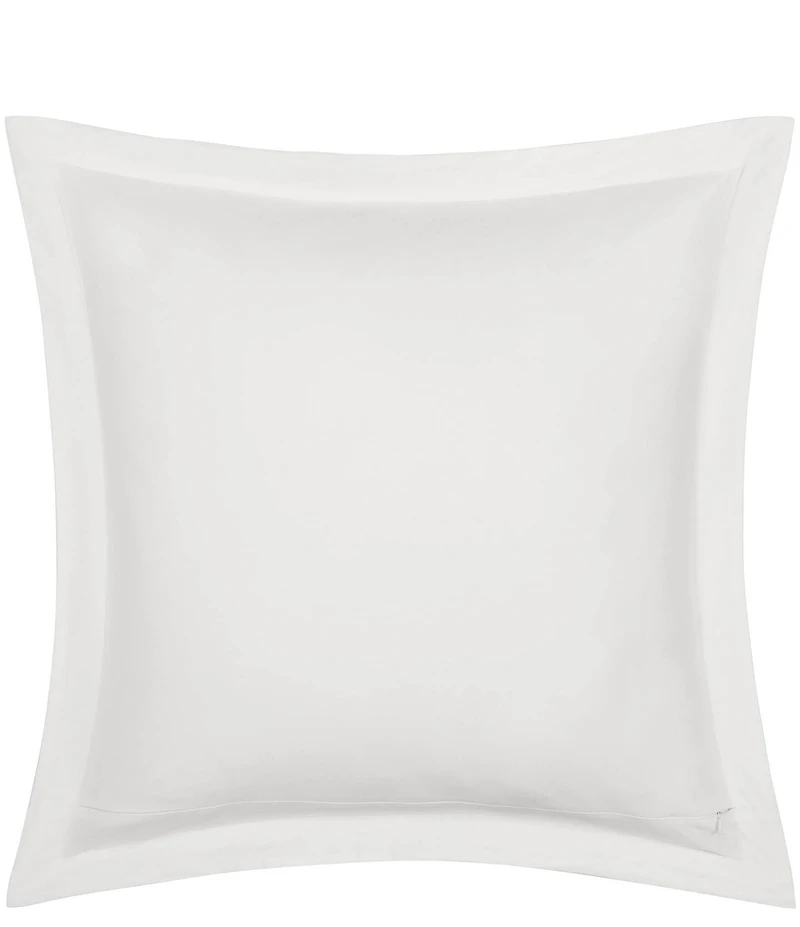 Piper & Wright Meadow Embroidered Bordered Flange Trim Euro Sham