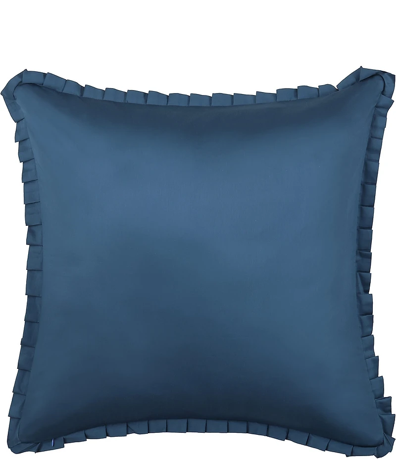 Piper & Wright Meadow Pleated Flanged Trim Quilted Sham