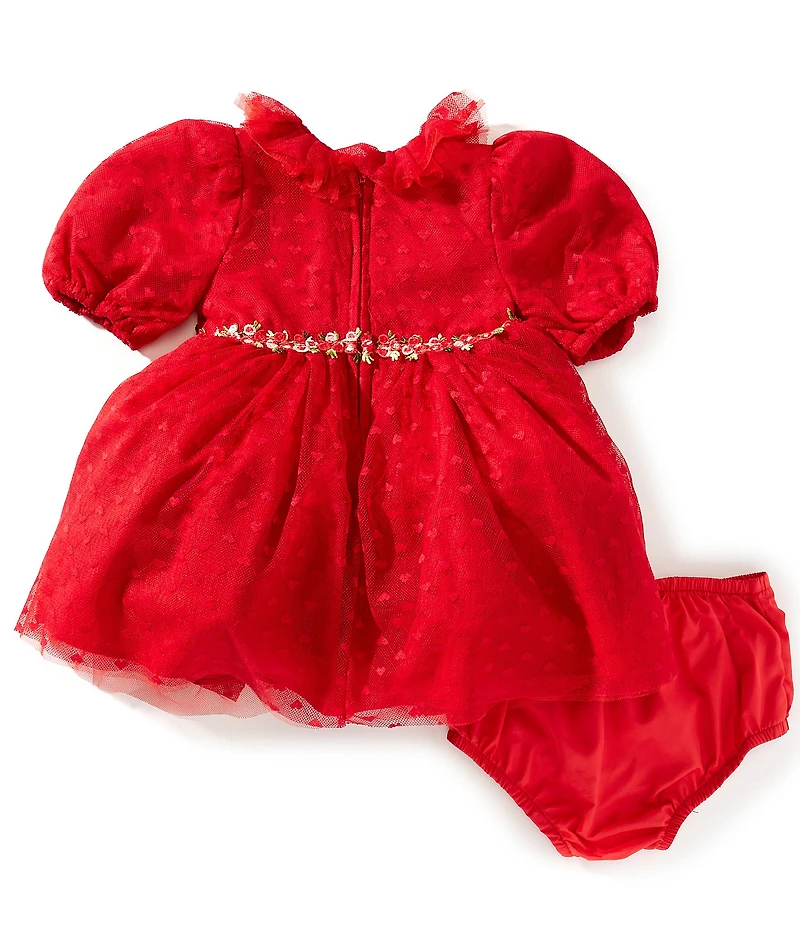 Pippa & Julie Baby Girls Lilia Short Sleeve Fit-And-Flare Dress