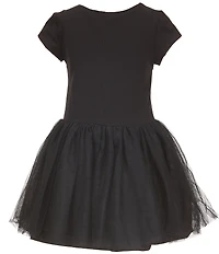 Pippa & Julie Little Girls Long-Sleeve Leopard-Printed Bomber Jacket & Sleeveless Tutu-Skirted Dress Set