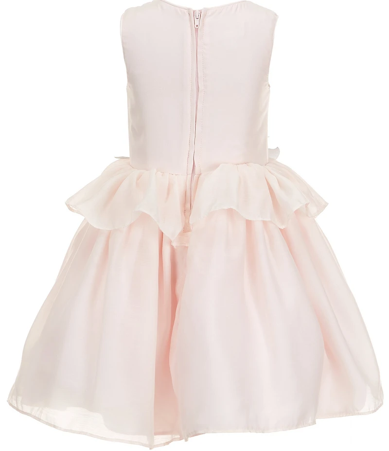Pippa & Julie Little Girls Sleeveless Dani Peplum-Waist Ballerina Dress