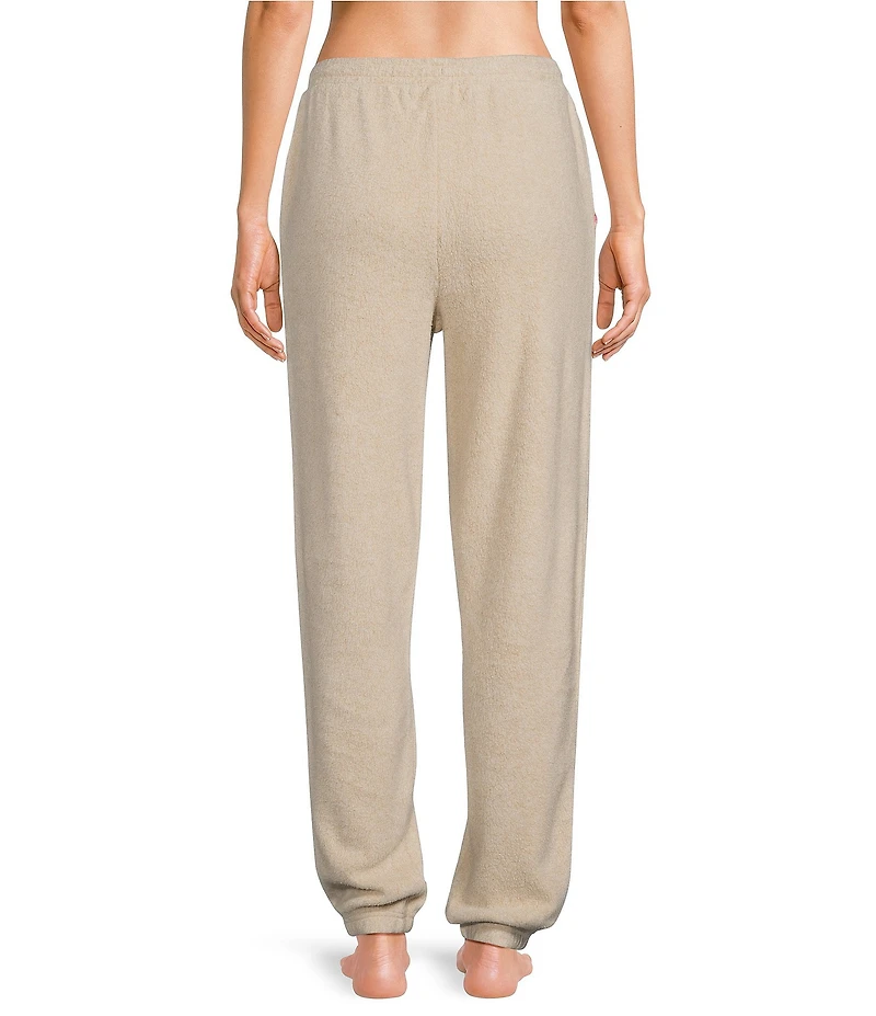 PJ Salvage Brushed Fleece Chenille Heart Detail Coordinating Joggers