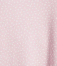 PJ Salvage Dotted Peachy Knit Long Sleeve Crew Neck Coordinating Sleep Top