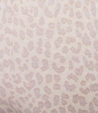 PJ Salvage Leopard Print Jersey Knit Drawstring Tie Coordinating Sleep Pants