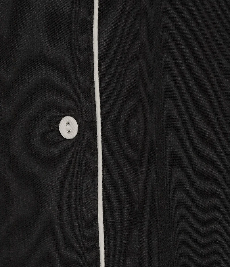 PJ Salvage Modal Basic Solid Notch Collar Pajama Set