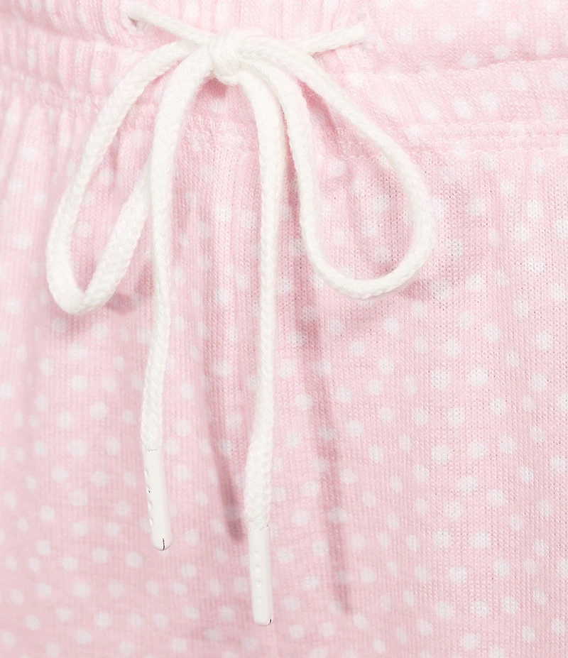 PJ Salvage Peachy Knit Dotted Coordinating Sleep Jogger