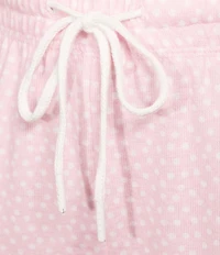 PJ Salvage Peachy Knit Dotted Coordinating Sleep Jogger