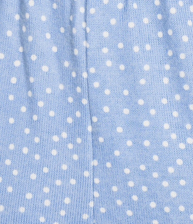 PJ Salvage Polka Dot Print Peachy Knit Coordinating Sleep Pants