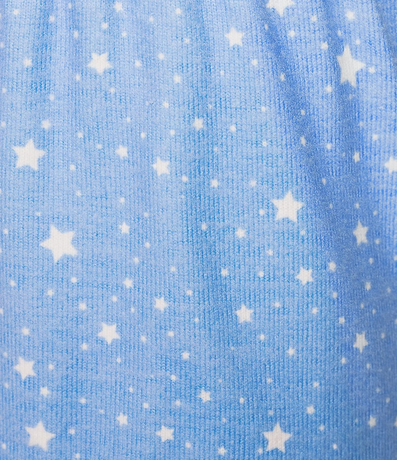 PJ Salvage Star Print Peachy Knit Coordinating Sleep Short
