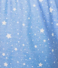 PJ Salvage Star Print Peachy Knit Coordinating Sleep Short
