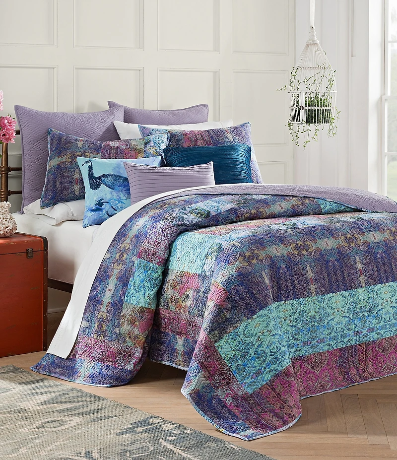 Poetic Wanderlust Tracy Porter Purple Mixed Media Juniper Pillow Sham