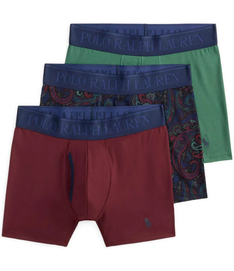 Polo Ralph Lauren 4D Flex Microfiber Boxer Brief 3-Pack