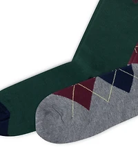 Polo Ralph Lauren Argyle Crew Socks 2-Pack