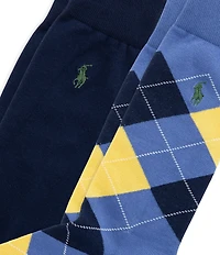 Polo Ralph Lauren Argyle Crew Socks 2-Pack