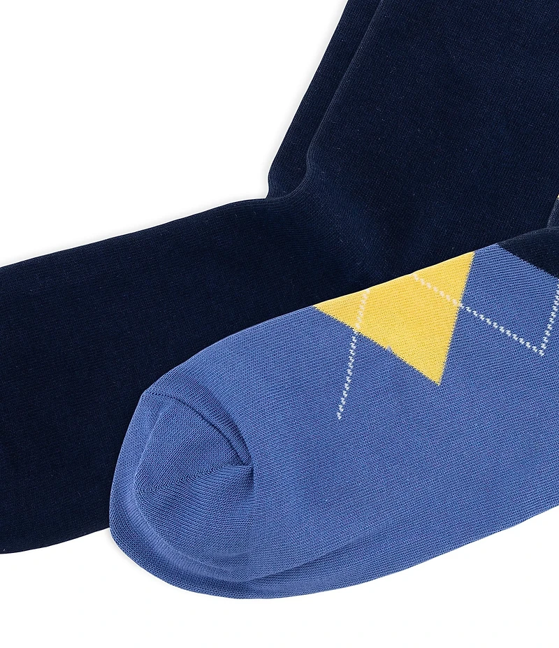 Polo Ralph Lauren Argyle Crew Socks 2-Pack