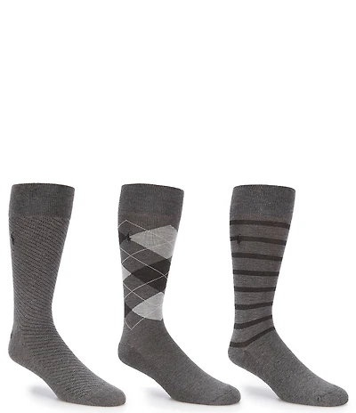 Polo Ralph Lauren Argyle Crew Socks 3-Pack