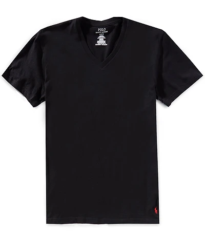 Polo Ralph Lauren Assorted Solid V-Neck Undershirts 5-Pack
