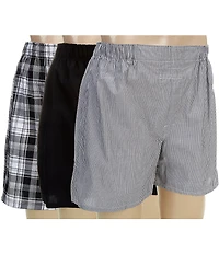 Polo Ralph Lauren Assorted Pattern Woven Boxers 3-Pack