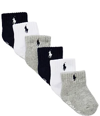 Polo Ralph Lauren Baby Boys Classic 6-Pack Socks