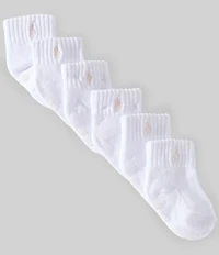 Polo Ralph Lauren Baby Girls Classic 6-Pack Socks