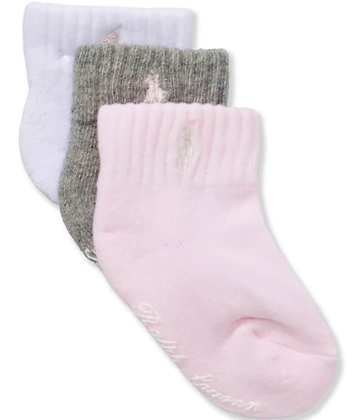 Polo Ralph Lauren Baby Girls Classic 6-Pack Socks