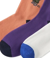 Polo Ralph Lauren Bears 3-Pack Trouser Socks