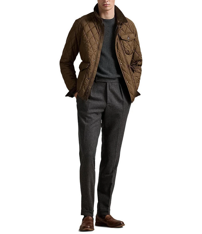 Polo Ralph Lauren Beaton Quilted Water-Repellent Snap-Front Jacket