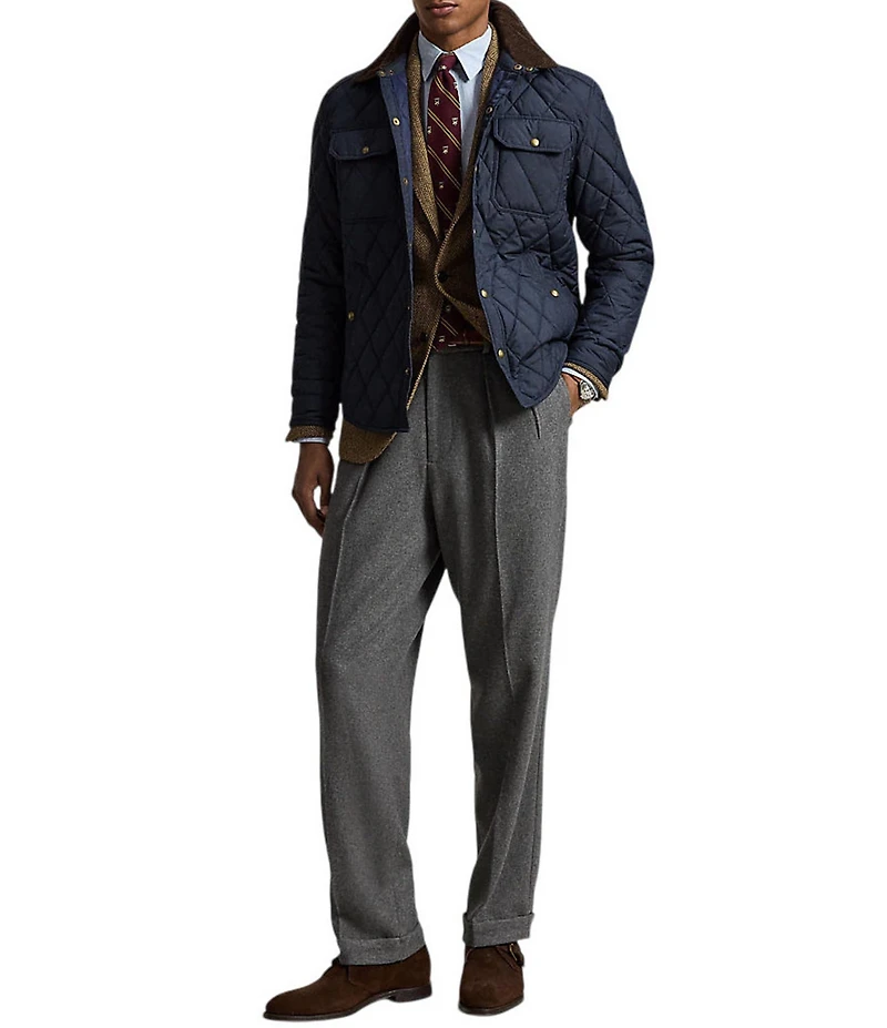 Polo Ralph Lauren Beaton Quilted Water-Repellent Snap-Front Jacket