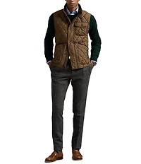 Polo Ralph Lauren Beaton Quilted Water-Repellent Snap Front Vest