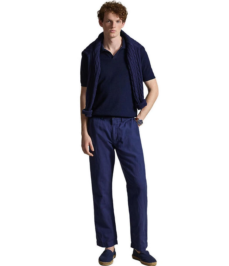 Polo Ralph Lauren Bedford Classic Fit Linen-Cotton Pants
