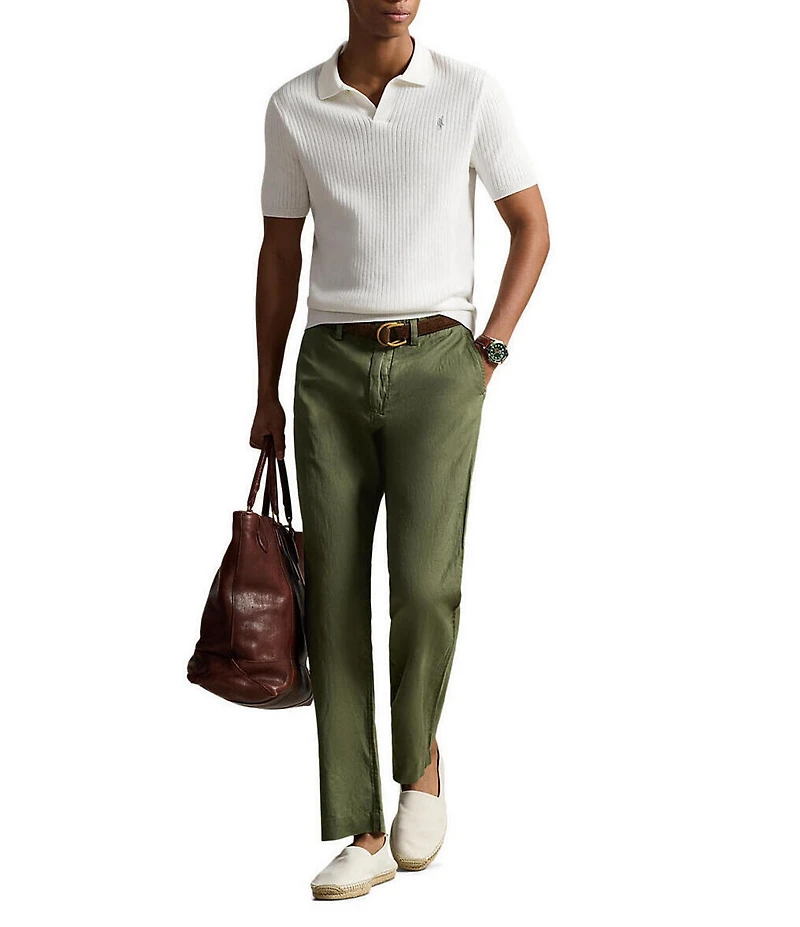 Polo Ralph Lauren Bedford Classic Fit Linen-Cotton Pants