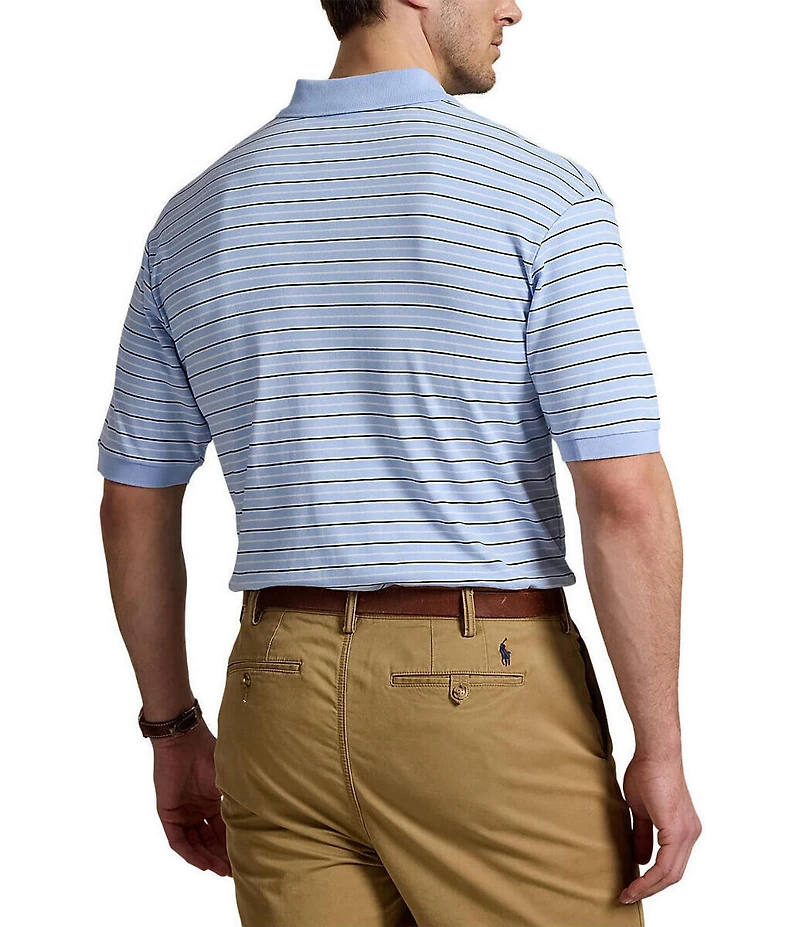 Polo Ralph Lauren Big & Tall Classic Fit Multi Stripe Soft Cotton Short Sleeve Polo Shirt