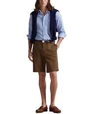 Polo Ralph Lauren Big & Tall 9.5#double; and 10.5#double; Inseam Stretch Classic Fit Twill Shorts