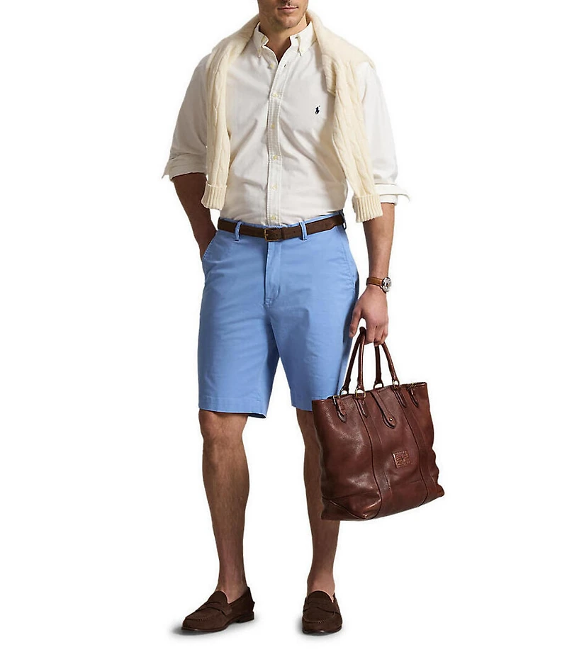 Polo Ralph Lauren Big & Tall 9.5#double; and 10.5#double; Inseam Stretch Classic Fit Twill Shorts