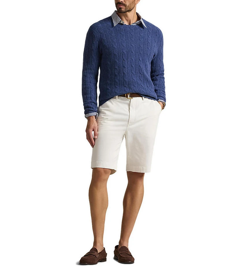 Polo Ralph Lauren Big & Tall 9.5#double; and 10.5#double; Inseam Stretch Classic Fit Twill Shorts
