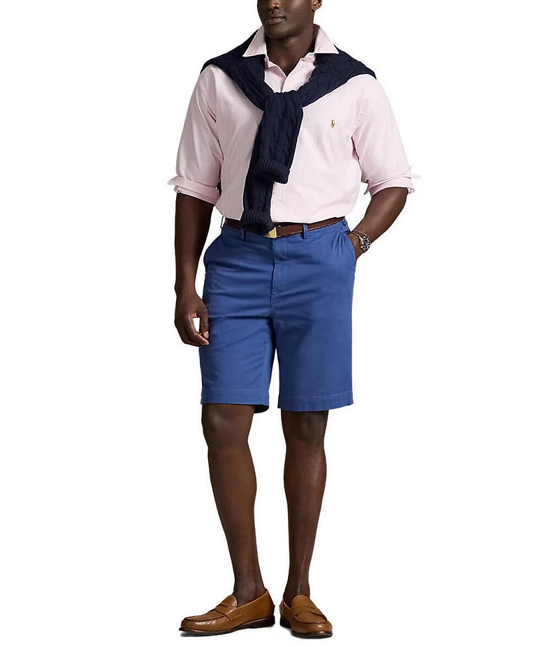 Polo Ralph Lauren Big & Tall 9.5#double; and 10.5#double; Inseam Stretch Twill Shorts