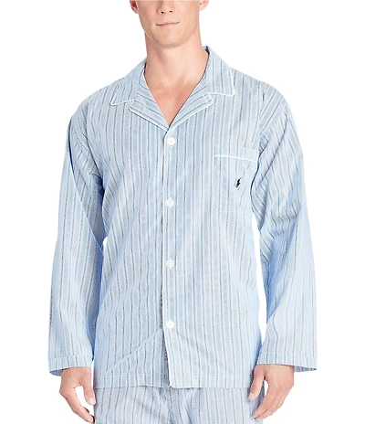 Polo Ralph Lauren Big & Tall Andrew Stripe Long Sleeve Pajama Top