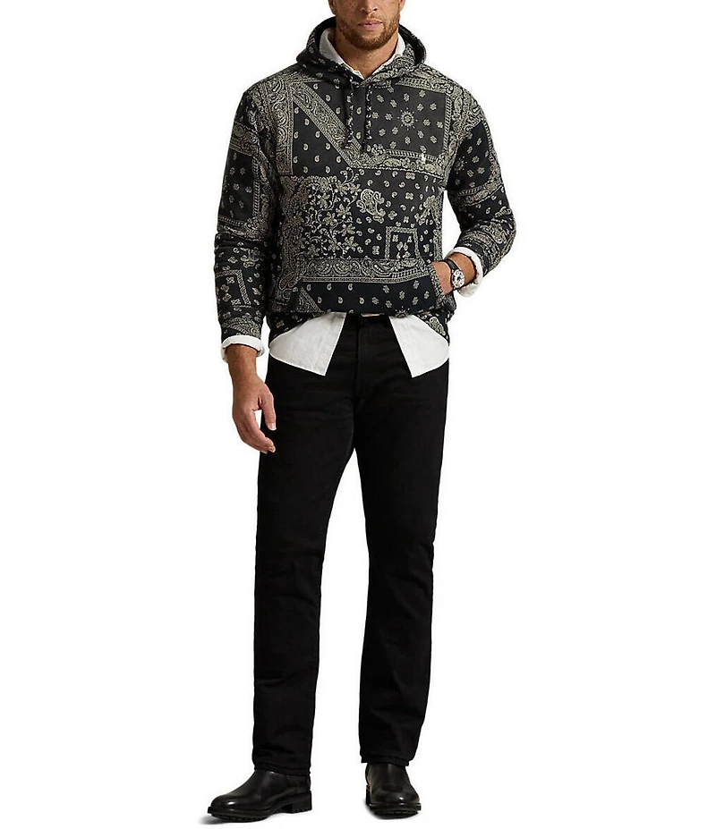 Polo Ralph Lauren Big & Tall Bandanna-Print Fleece Hoodie