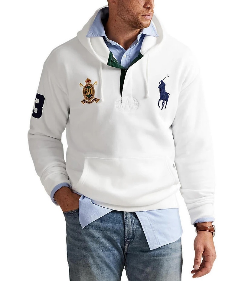 Polo Ralph Lauren Big & Tall Big Pony 20th Anniversary Crest Hoodie