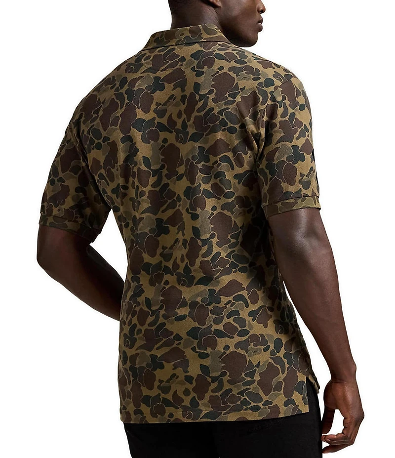 Polo Ralph Lauren Big & Tall Big Pony Camo-Print Mesh Short Sleeve Polo Shirt