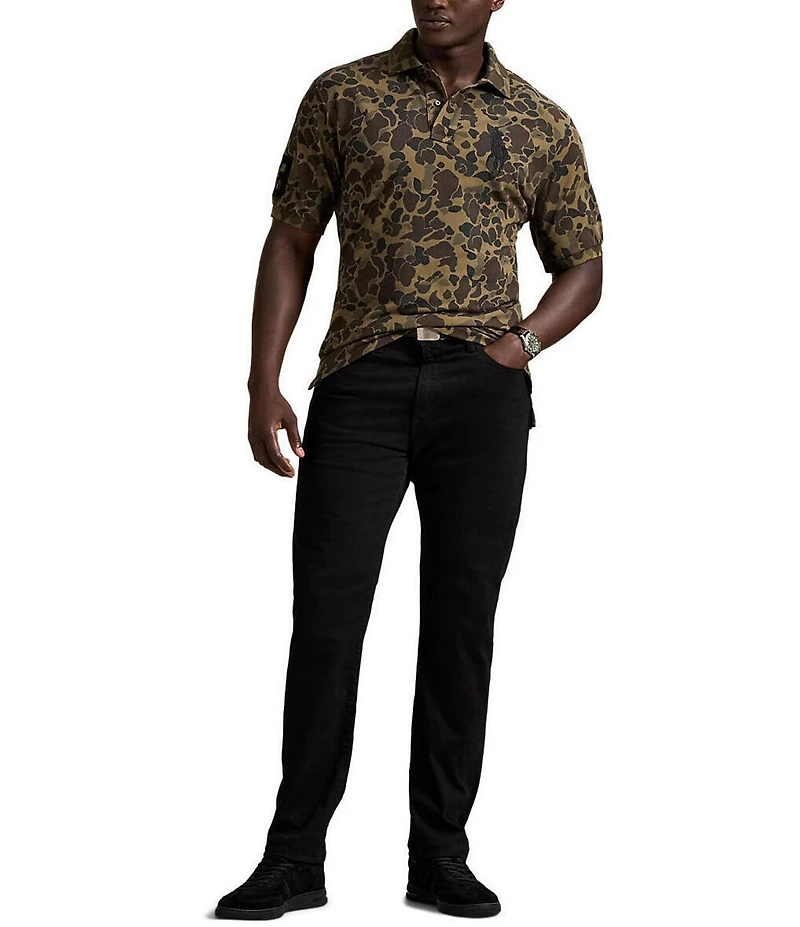 Polo Ralph Lauren Big & Tall Big Pony Camo-Print Mesh Short Sleeve Polo Shirt