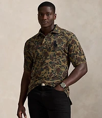 Polo Ralph Lauren Big & Tall Big Pony Camo-Print Mesh Short Sleeve Polo Shirt
