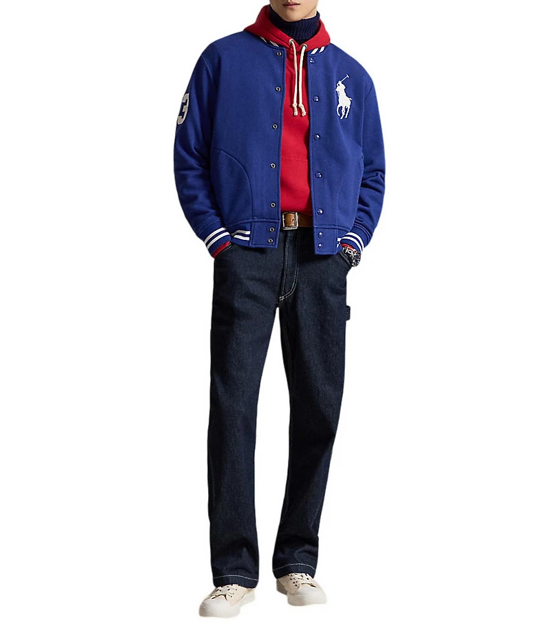 Polo Ralph Lauren Big & Tall Big Pony Fleece Baseball Jacket