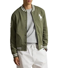 Polo Ralph Lauren Big & Tall Big Pony Fleece Baseball Jacket