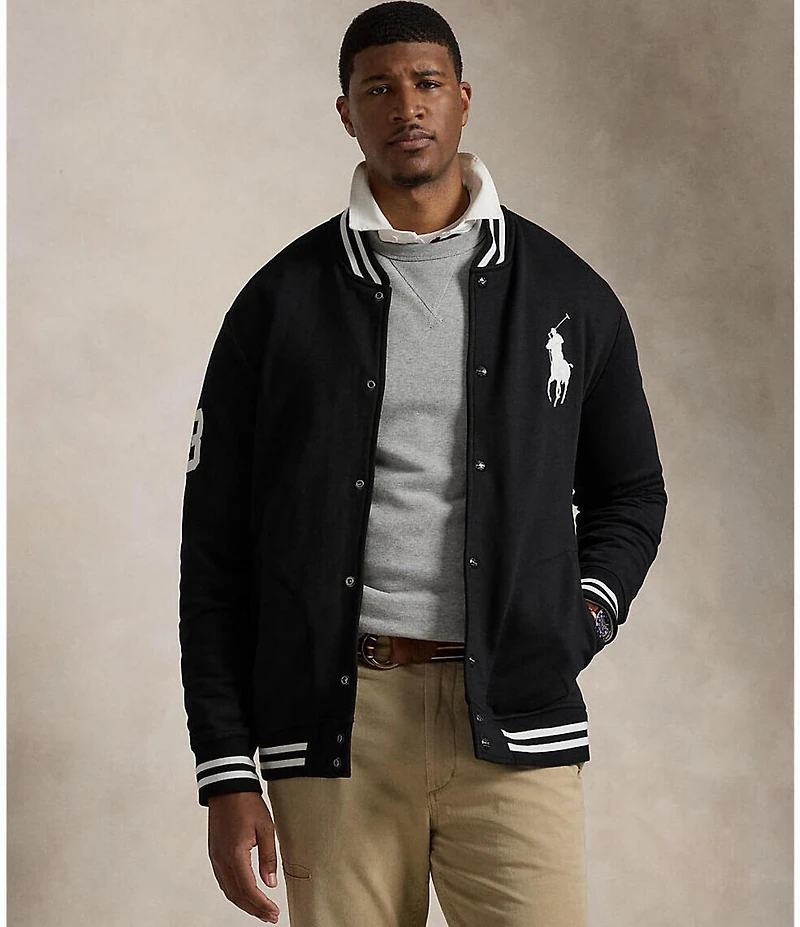 Polo Ralph Lauren Big & Tall Big Pony Fleece Baseball Jacket