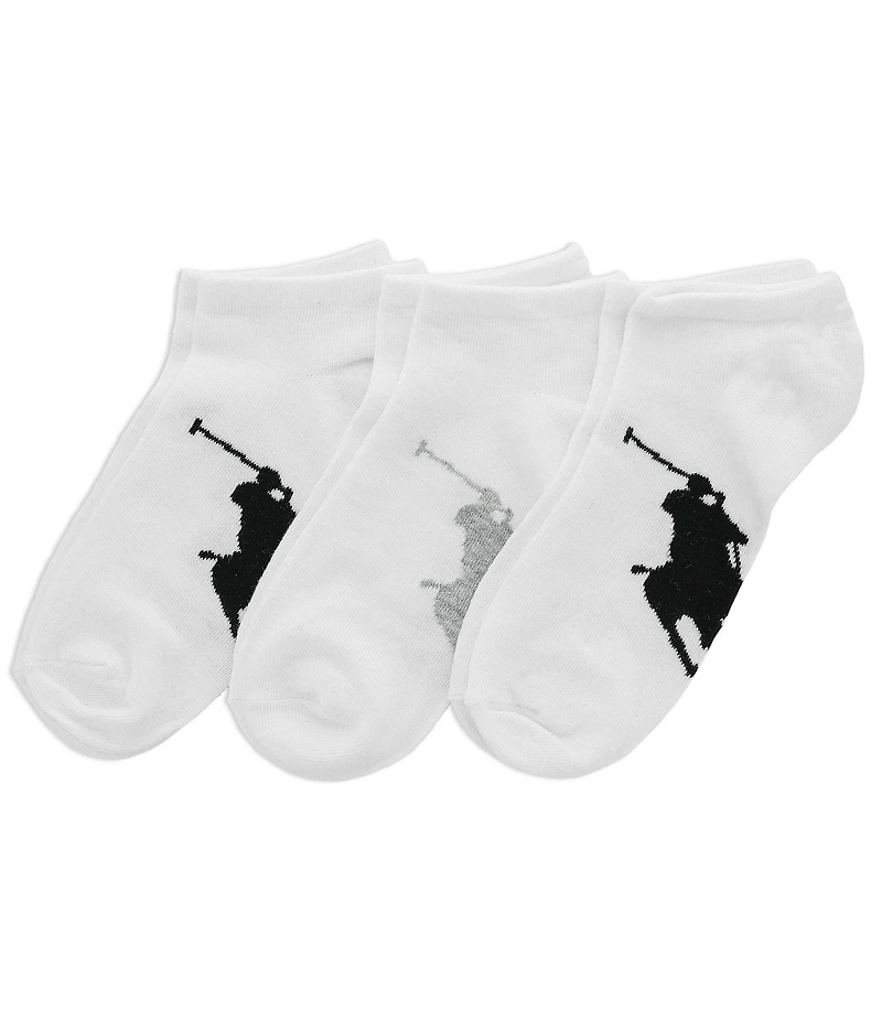 Polo Ralph Lauren Big & Tall Big Pony Low-Cut Socks 3-Pack