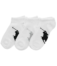 Polo Ralph Lauren Big & Tall Big Pony Low-Cut Socks 3-Pack
