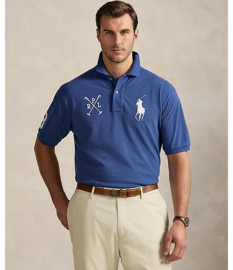 Polo Ralph Lauren Big & Tall Big Pony Mesh Short Sleeve Polo Shirt