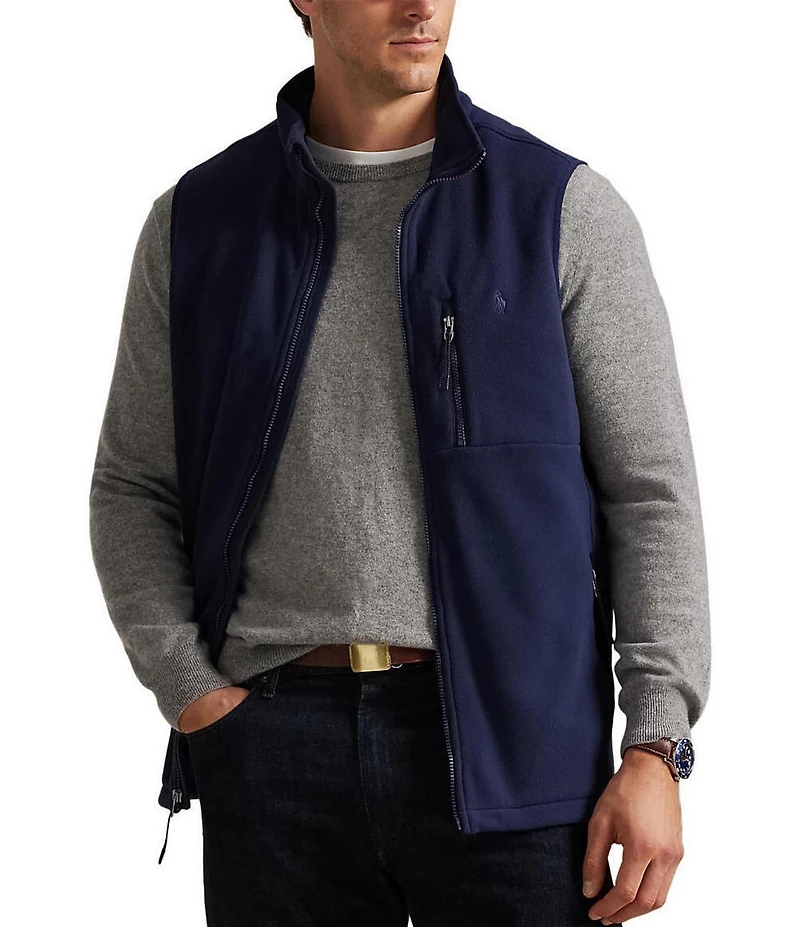 Polo Ralph Lauren Big & Tall Brushed Fleece Vest